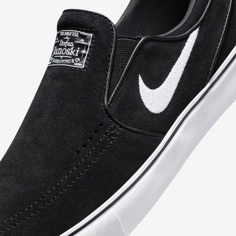 TÊNIS NIKE SB JANOSKI+ SLIP BLACK/WHITE