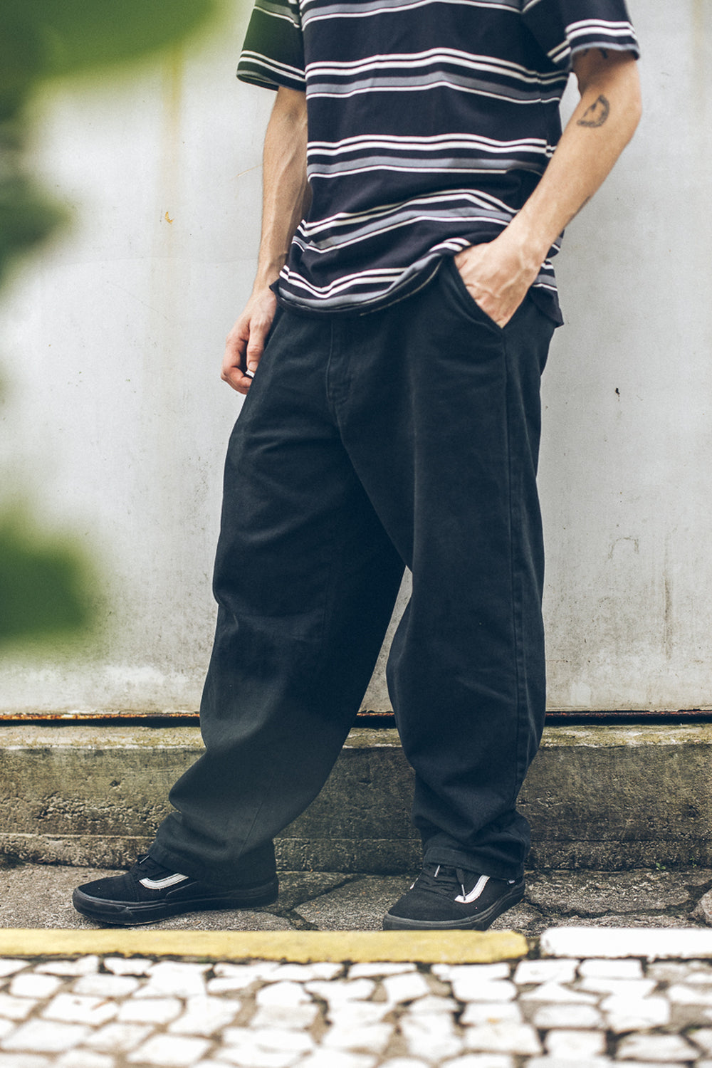 CALCA TUPODE OG BAGGY CHINO PRETO