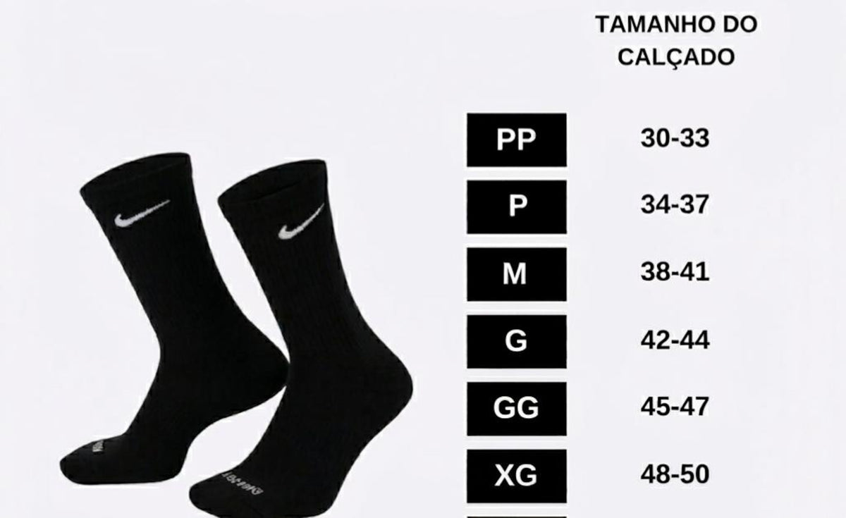 Meia Nike Everyday Elevate (3 Pares) Branca - foto 5