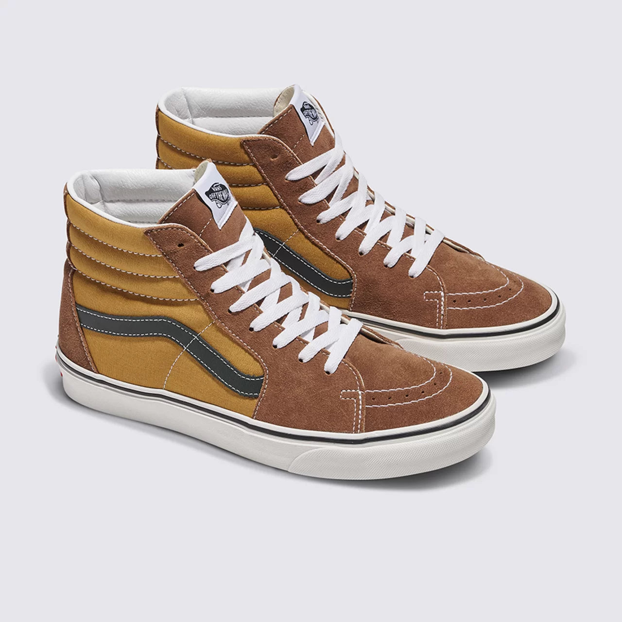 TÊNIS VANS SK8-HI SUEDE POP CANVAS BROWN MULTI