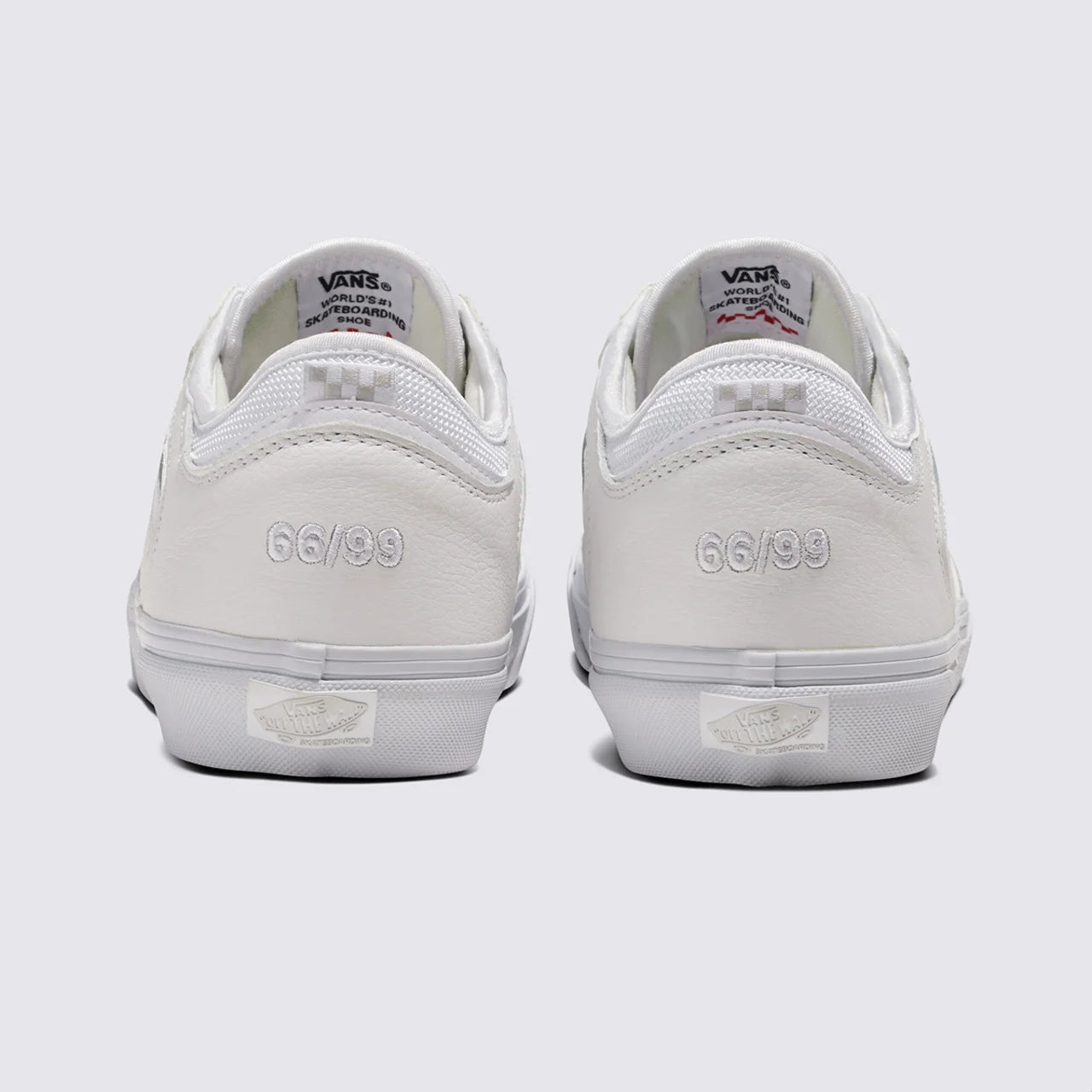 TÊNIS VANS SKATE ROWLEY LEATHER WHITE