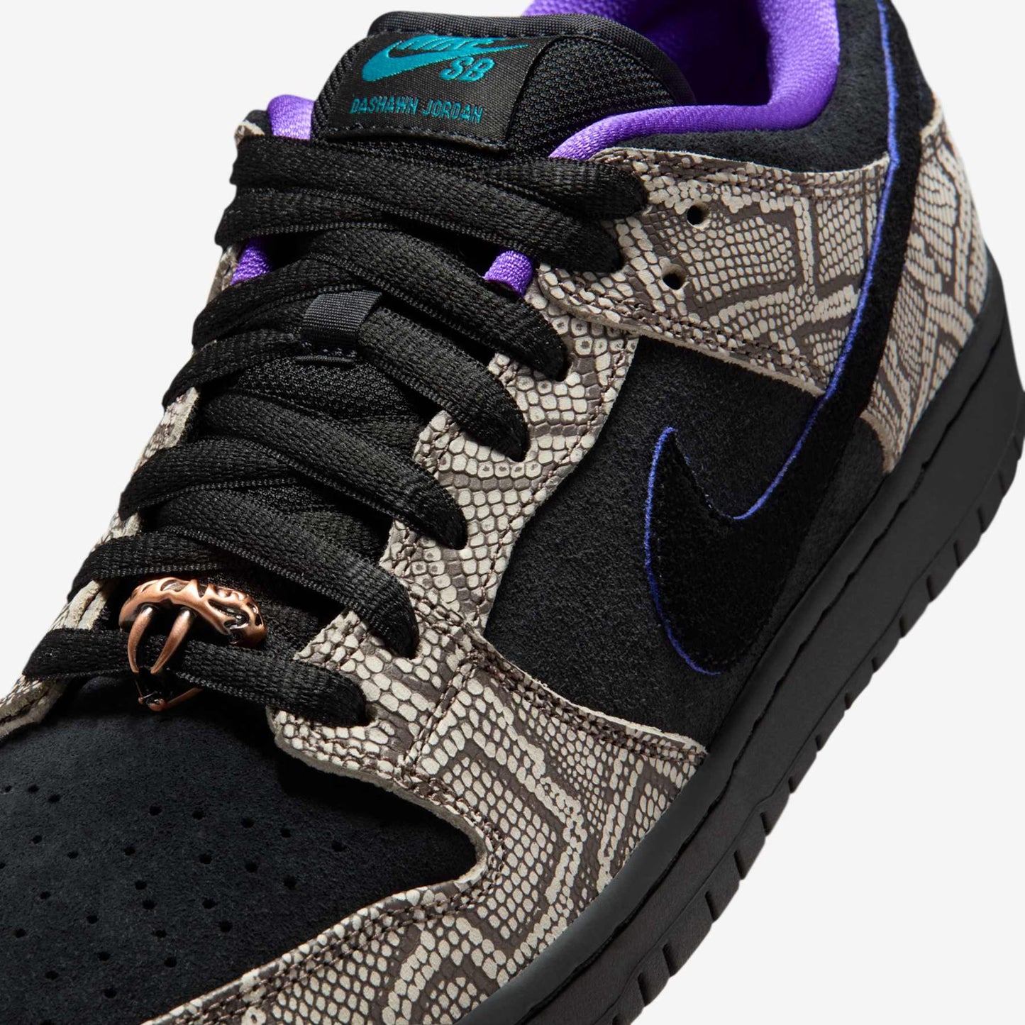 TÊNIS NIKE SB DUNK LOW PRO X DASHAWN JORDAN BRIGHT SPRUCE