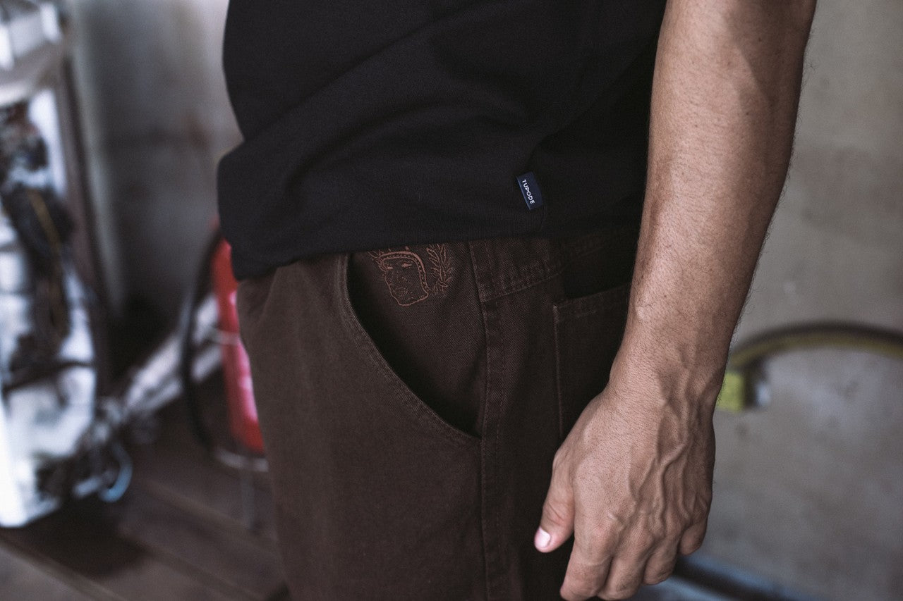 CALÇA TUPODE OG BAGGY 889 HYPER CANVAS MARROM