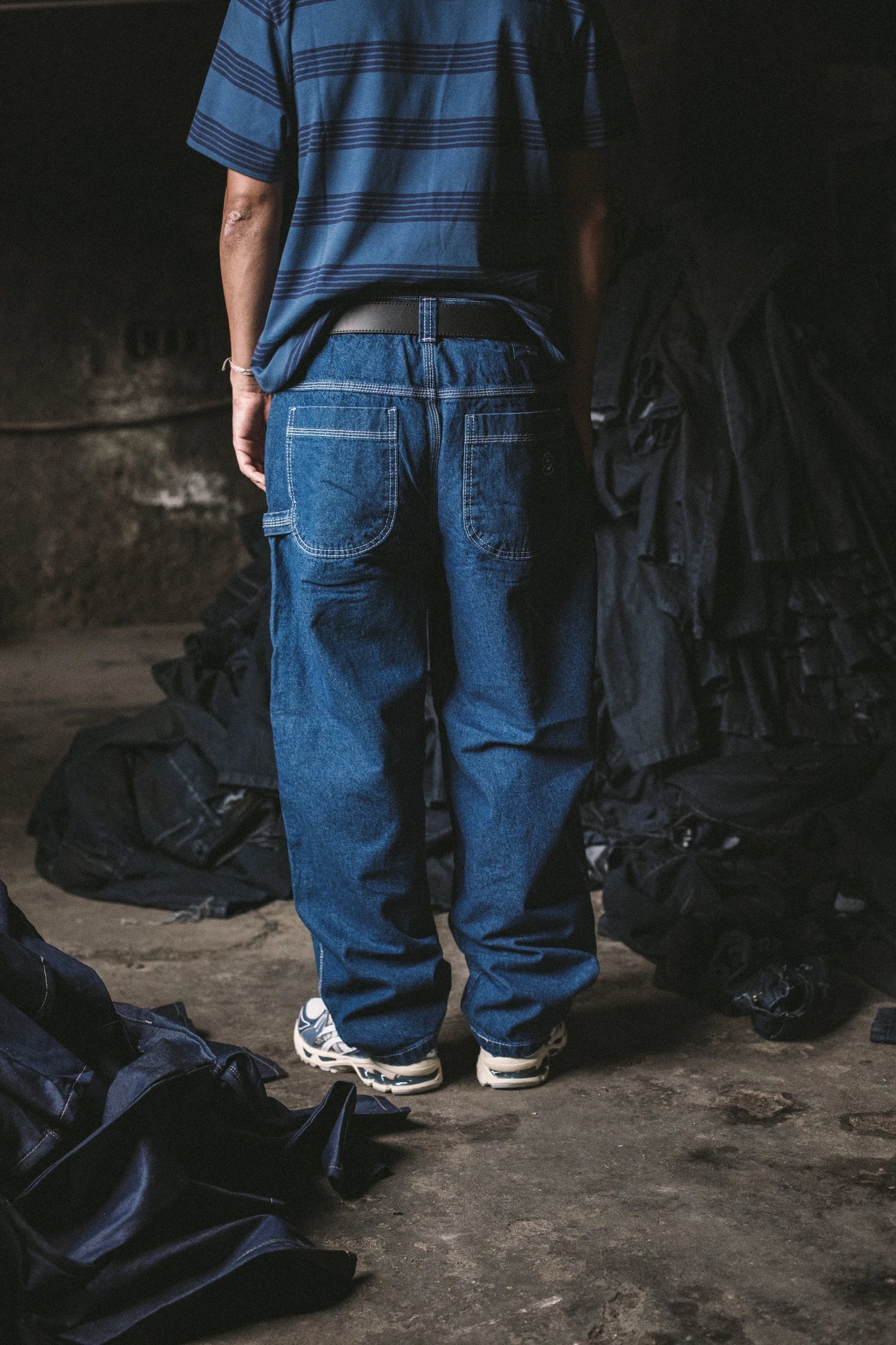 CALÇA TUPODE OG BAGGY AZUL CONTRASTE