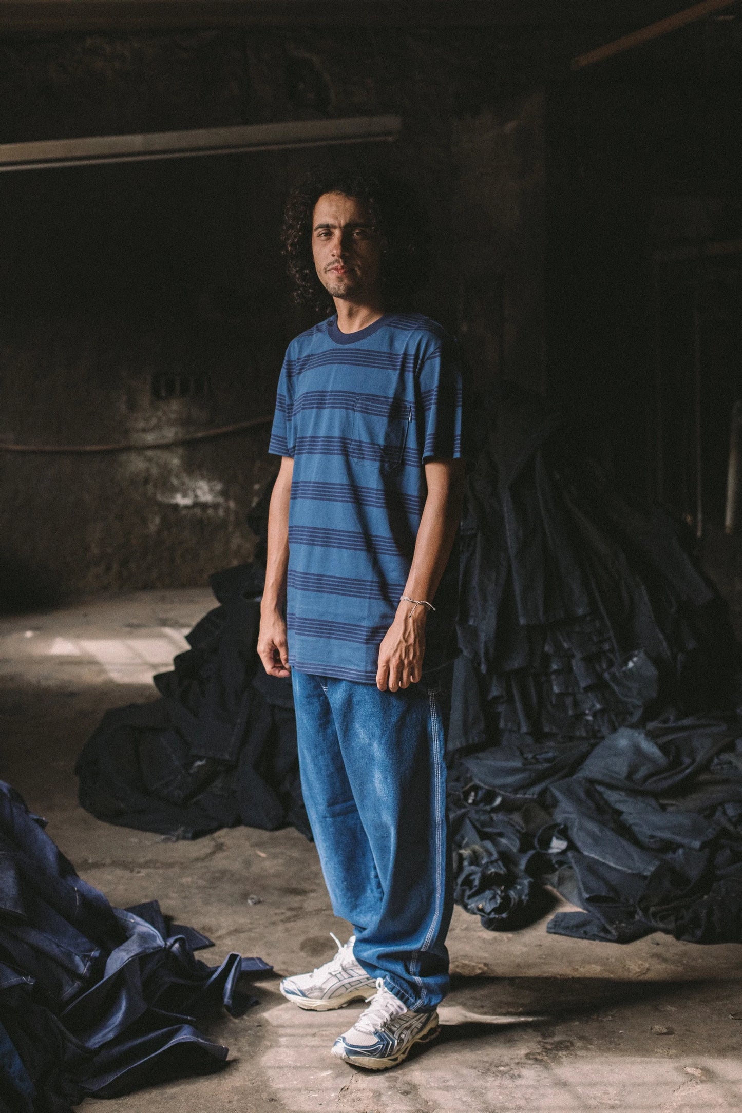 CALÇA TUPODE OG BAGGY AZUL CONTRASTE