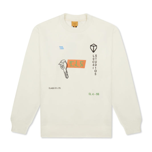 CREWNECK CLASS CONTAINER OFF-WHITE