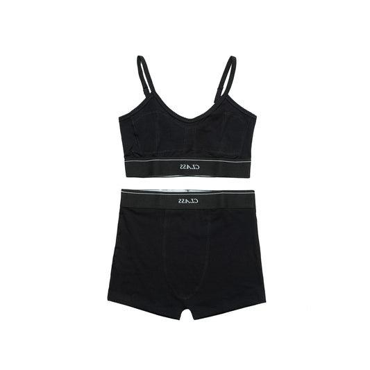 BRALETTE N BOXER "CLASS INVERSO" BLACK