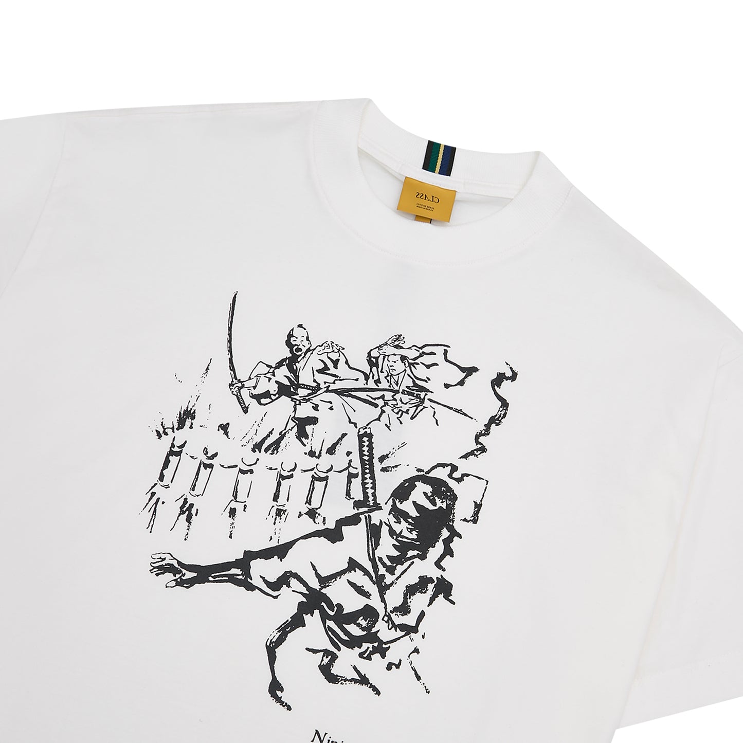 CAMISETA CLASS NINJA X SAMURAI OFF WHITE
