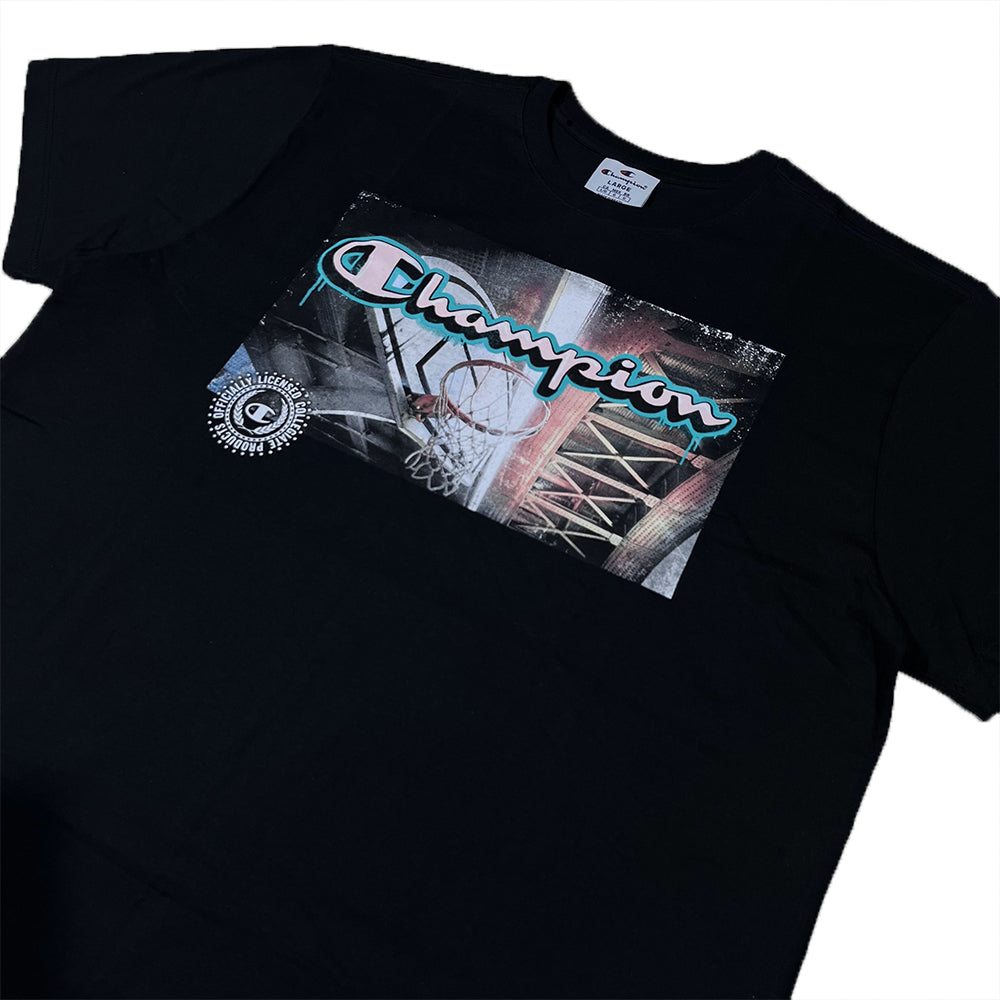 CAMISETA CHAMPION BASKET BRIDGE BLACK