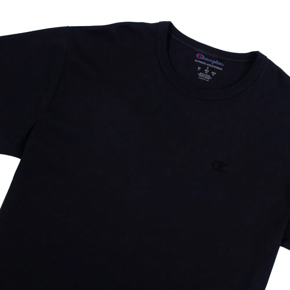 CAMISETA CHAMPION C LOGO BLACK/ BLACK