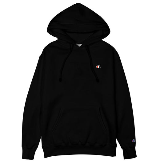 MOLETOM CHAMPION LOGO C EMB BLACK