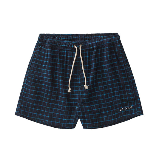 SHORTS CARNAN PLAID NAVY