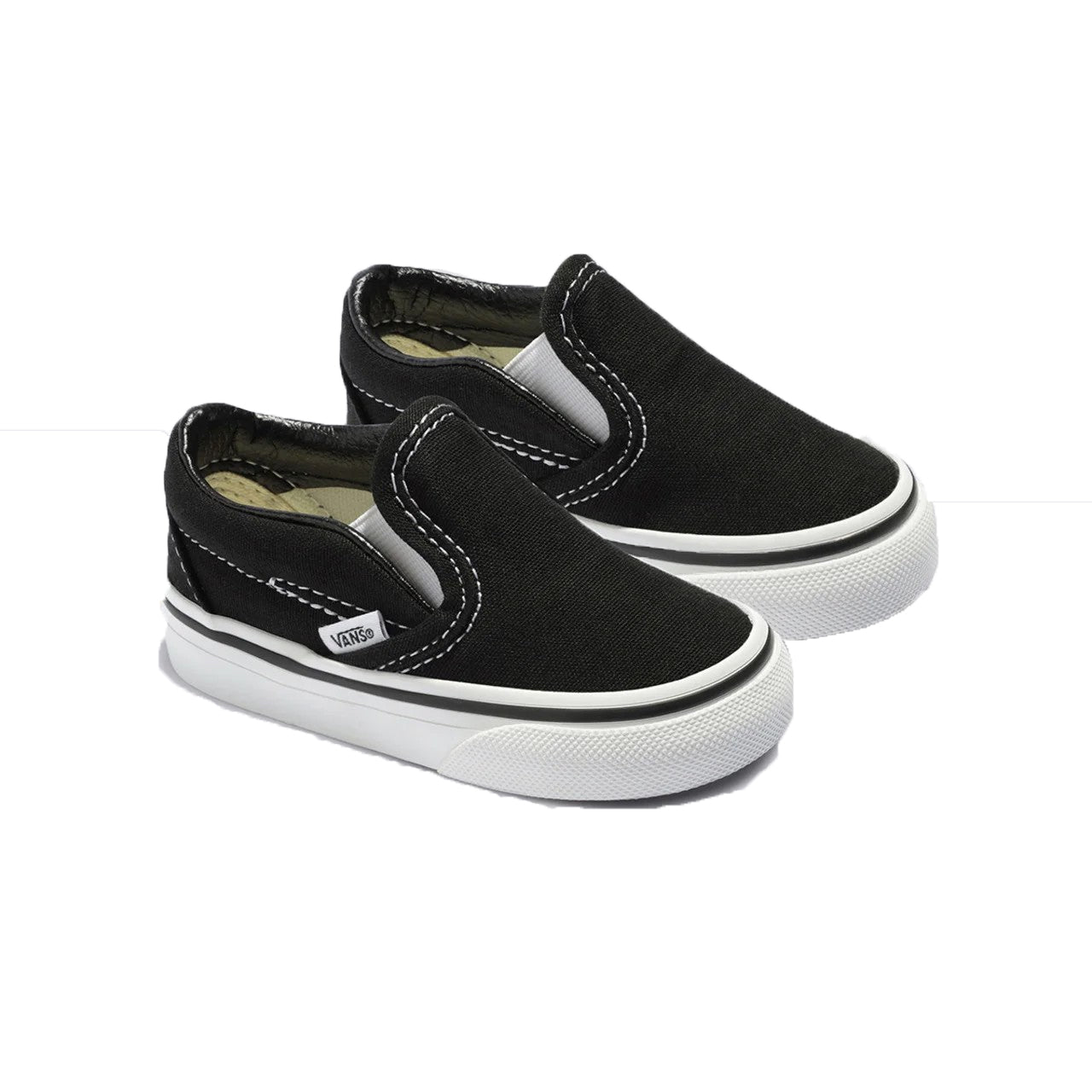 TÊNIS VANS BABY SLIP-ON BLACK/TRUE WHITE