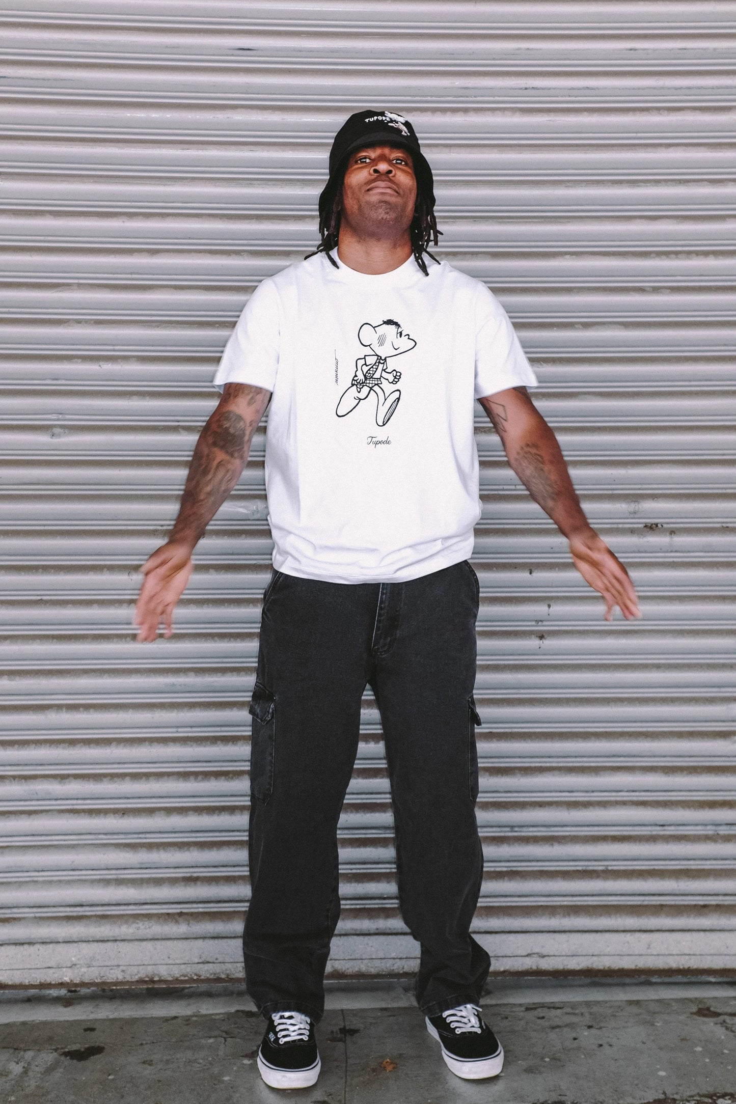 CAMISETA TUPODE CASCAO OLD BRANCO