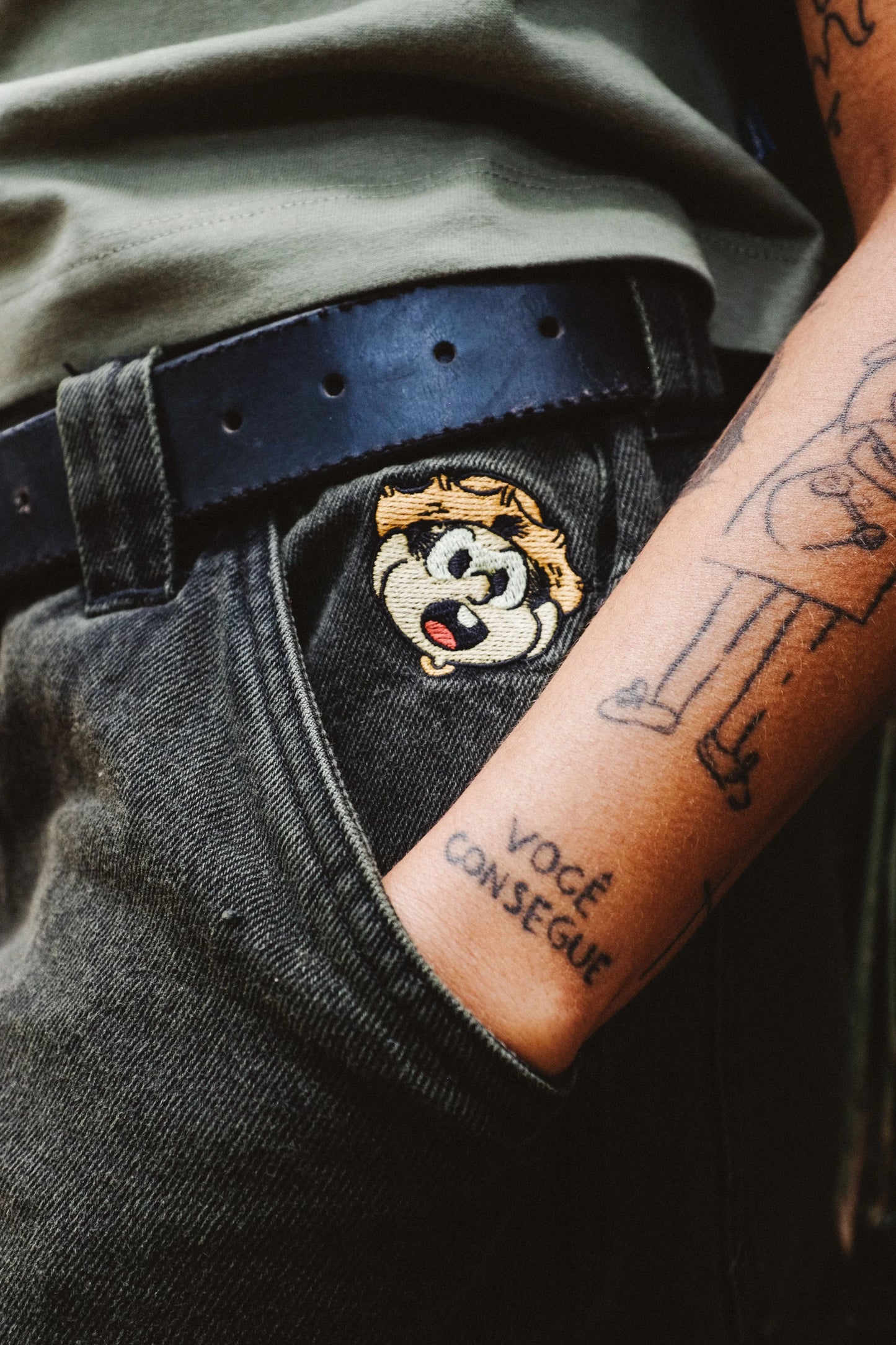 BERMUDA TUPODE OG BAGGY CHICO BENTO RELAX STONE VERDE