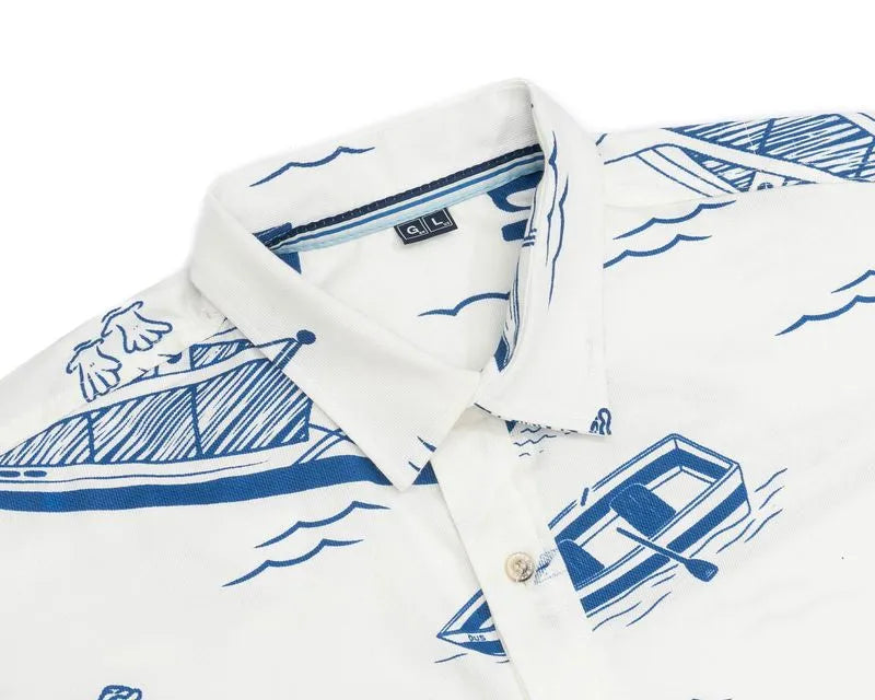 CAMISA ÖUS 4 BOATS OFF WHITE