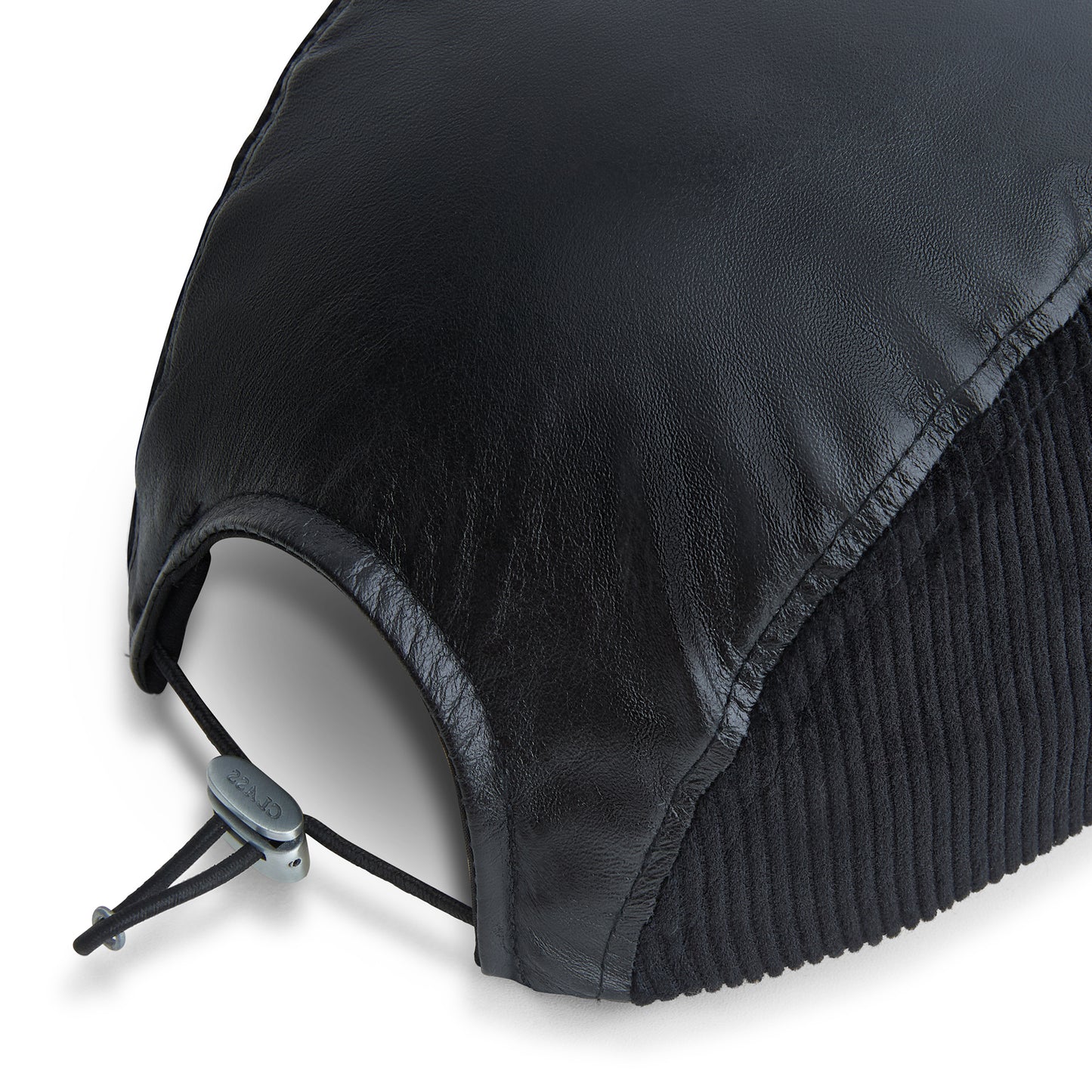BONÉ CLASS 3 PANEL LEATHER HAT CLASS INVERSO BLACK