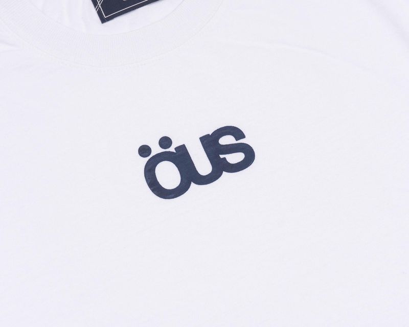 CAMISETA ÖUS HEAVY IMPERIAL SEMI LOGO BRANCO