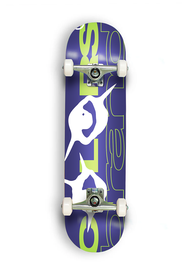 SKATE COLORS START BAD EYES AZUL 8.0