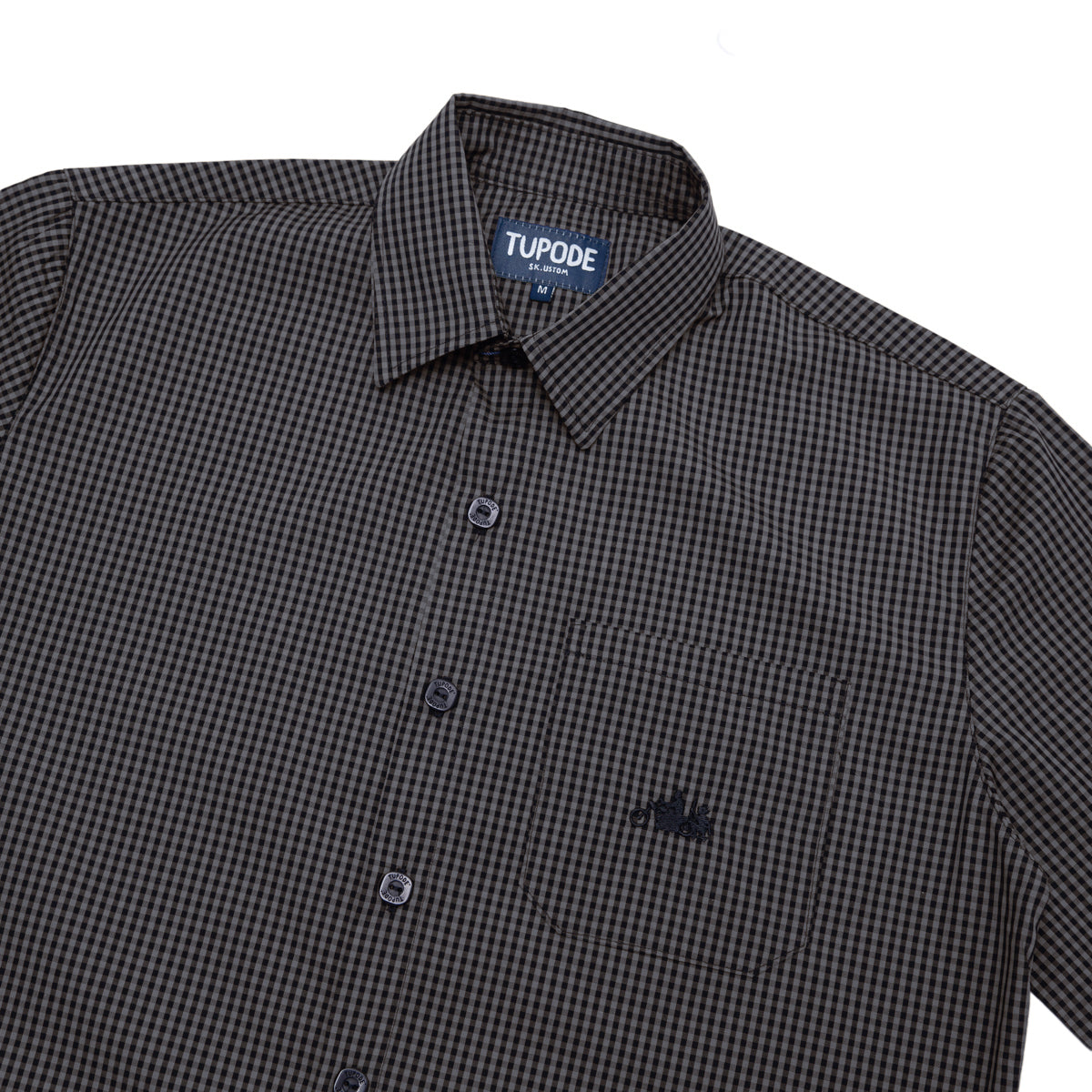 CAMISA TUPODE VNTG AZUL CINZA