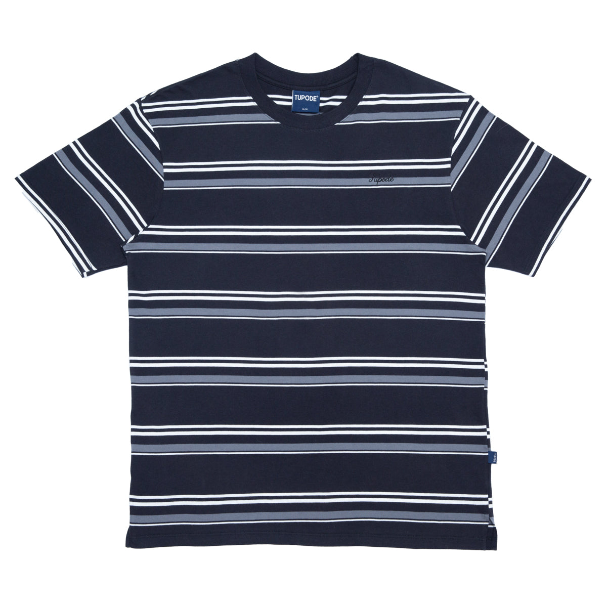 CAMISETA TUPODE LISTRADA OLD PRETO