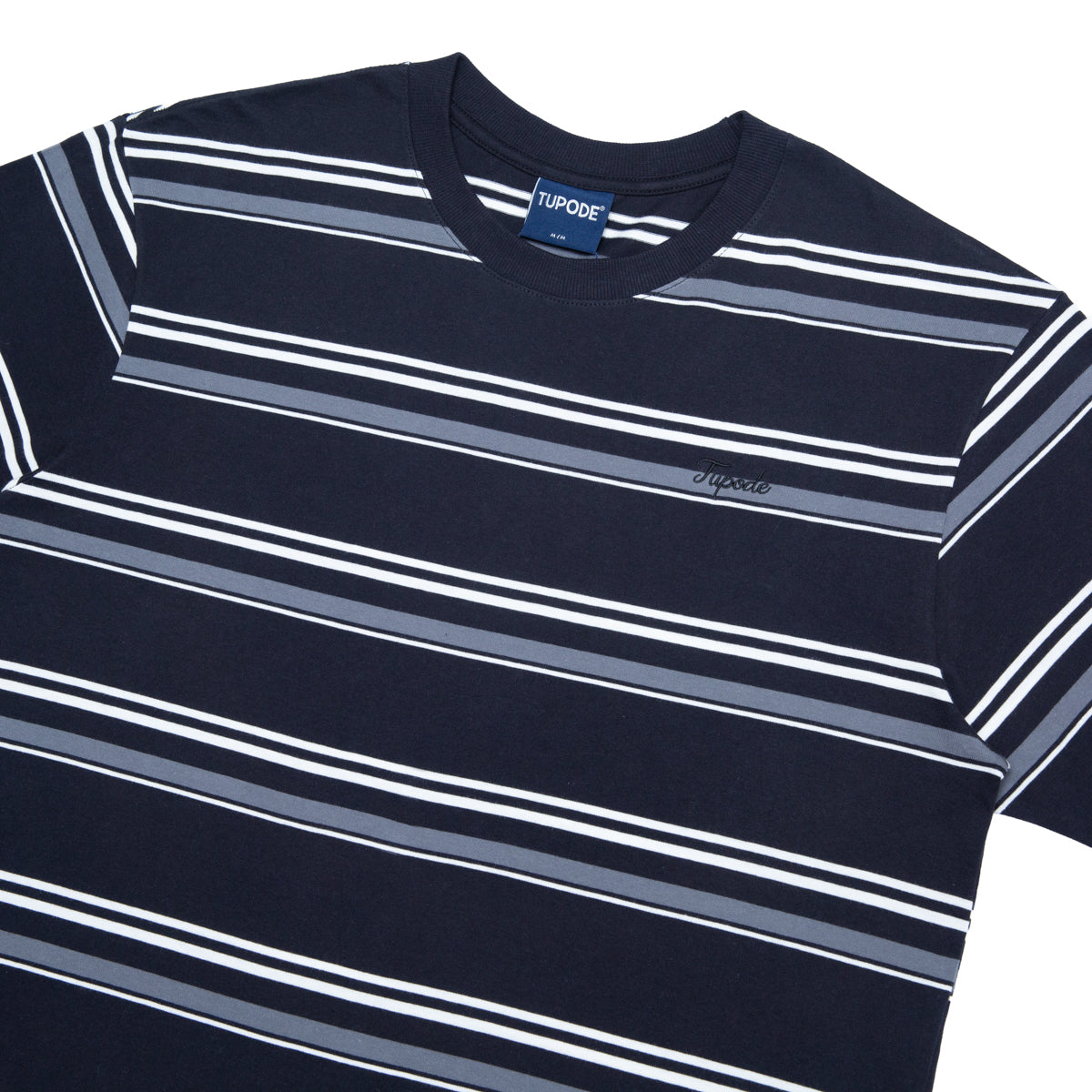 CAMISETA TUPODE LISTRADA OLD PRETO