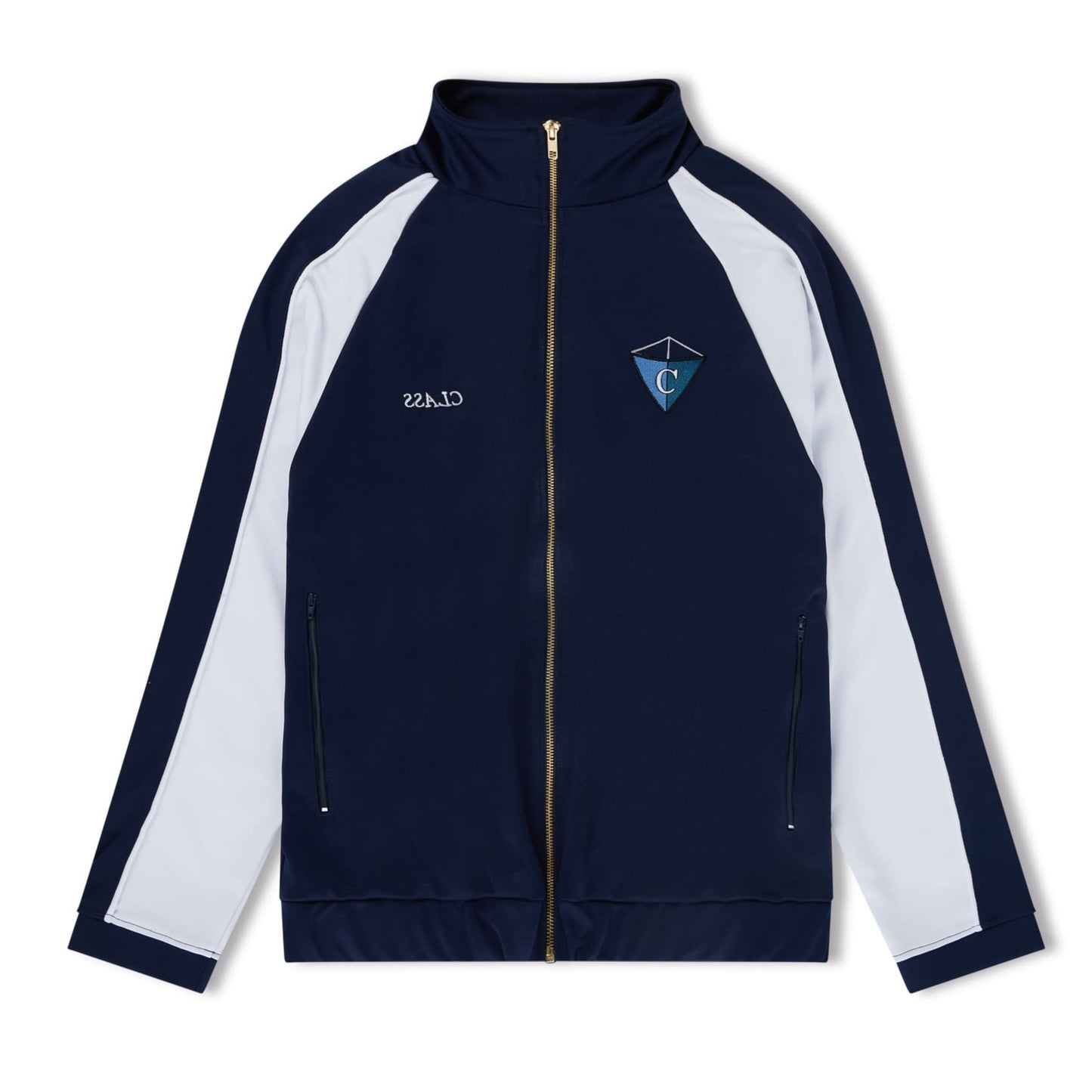TRACK JACKET CLASS "PIPA C" NAVY/WHITE