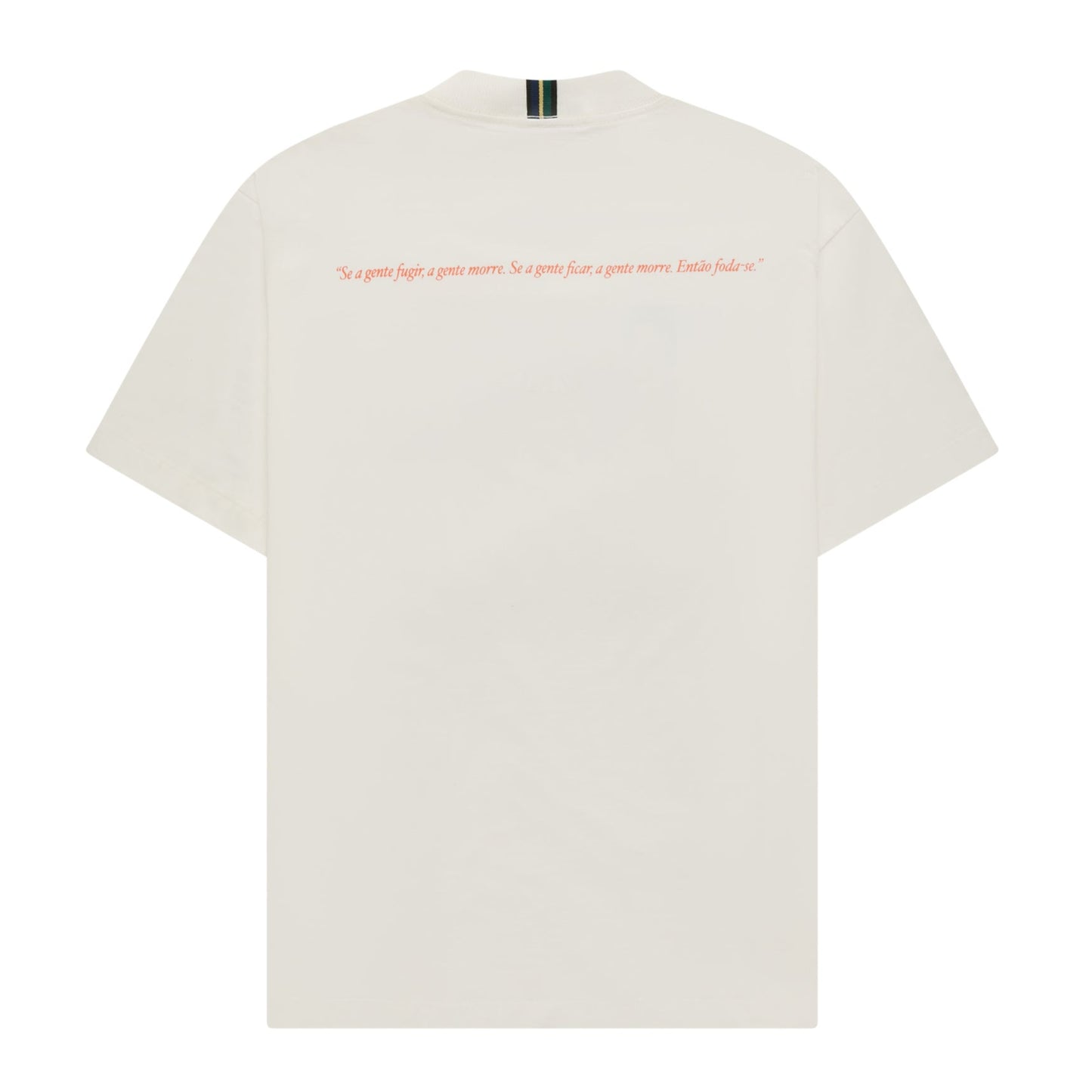 CAMISETA CLASS BASIC FODA-SE OFF WHITE