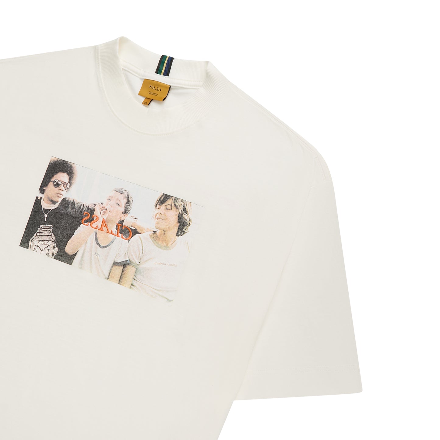 CAMISETA CLASS BASIC FODA-SE OFF WHITE