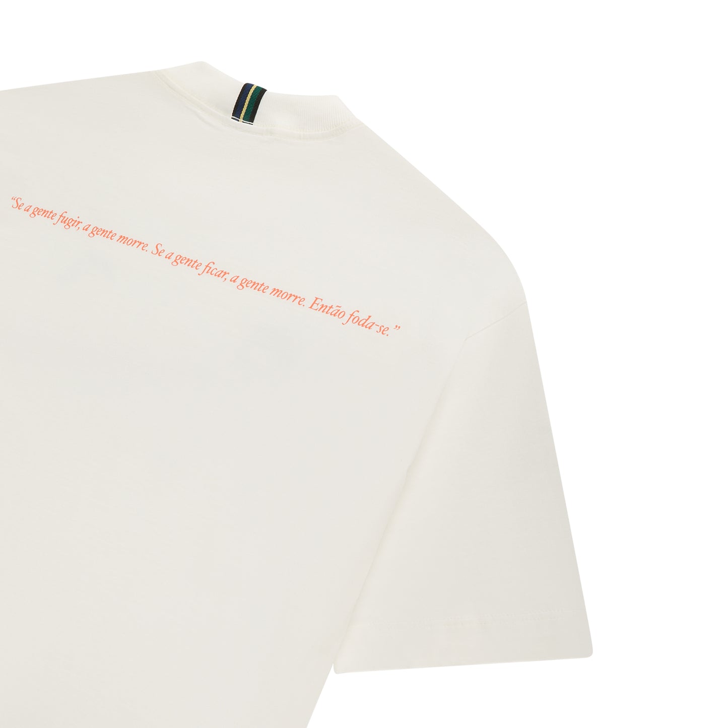 CAMISETA CLASS BASIC FODA-SE OFF WHITE
