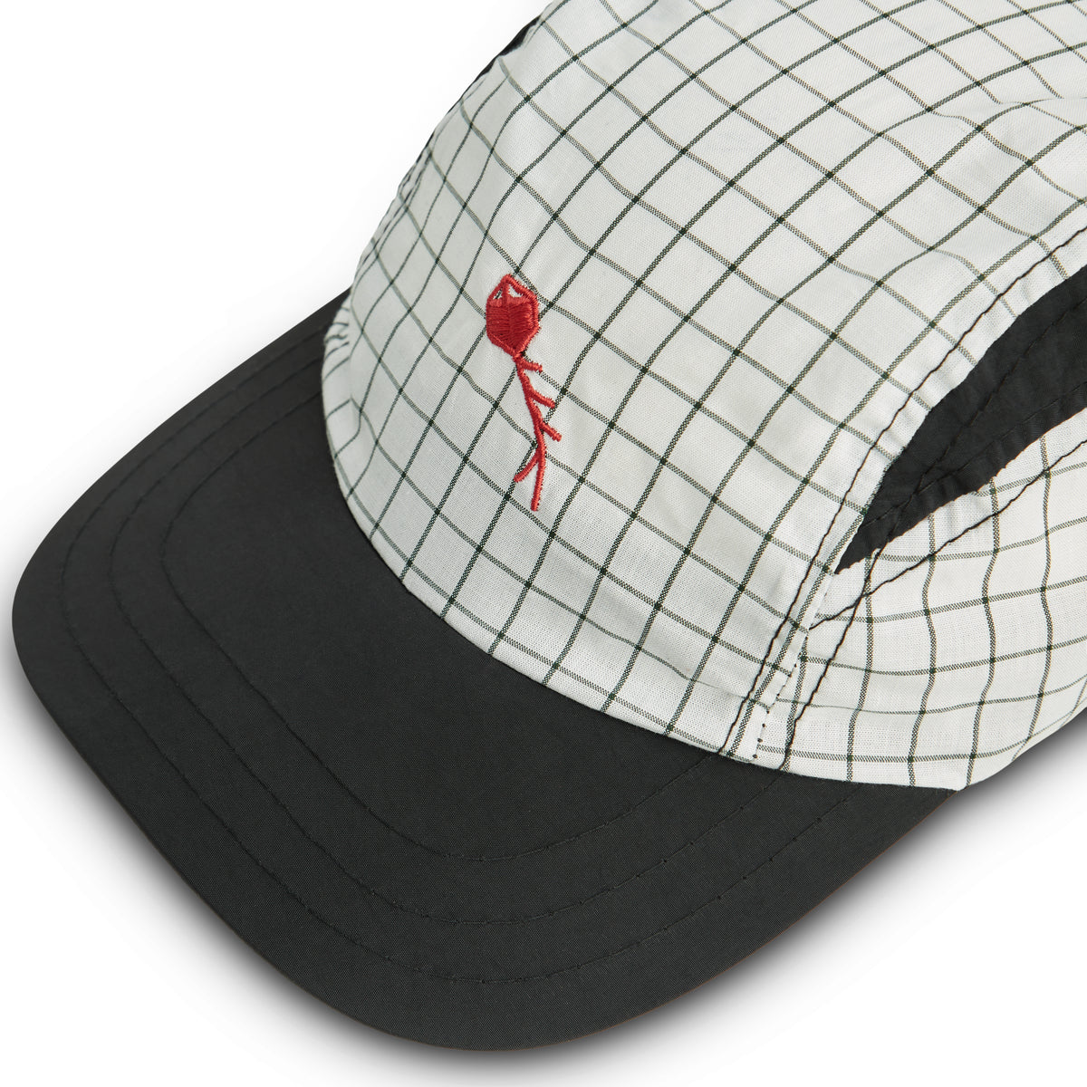 BONÉ CLASS 3 PANEL SPORT HAT DYNAMIC PLAID WHITE