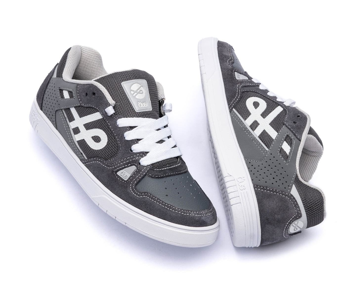 TÊNIS ÖUS 2K CINZA BRANCO REFLEX SILVER ESSENCIAL