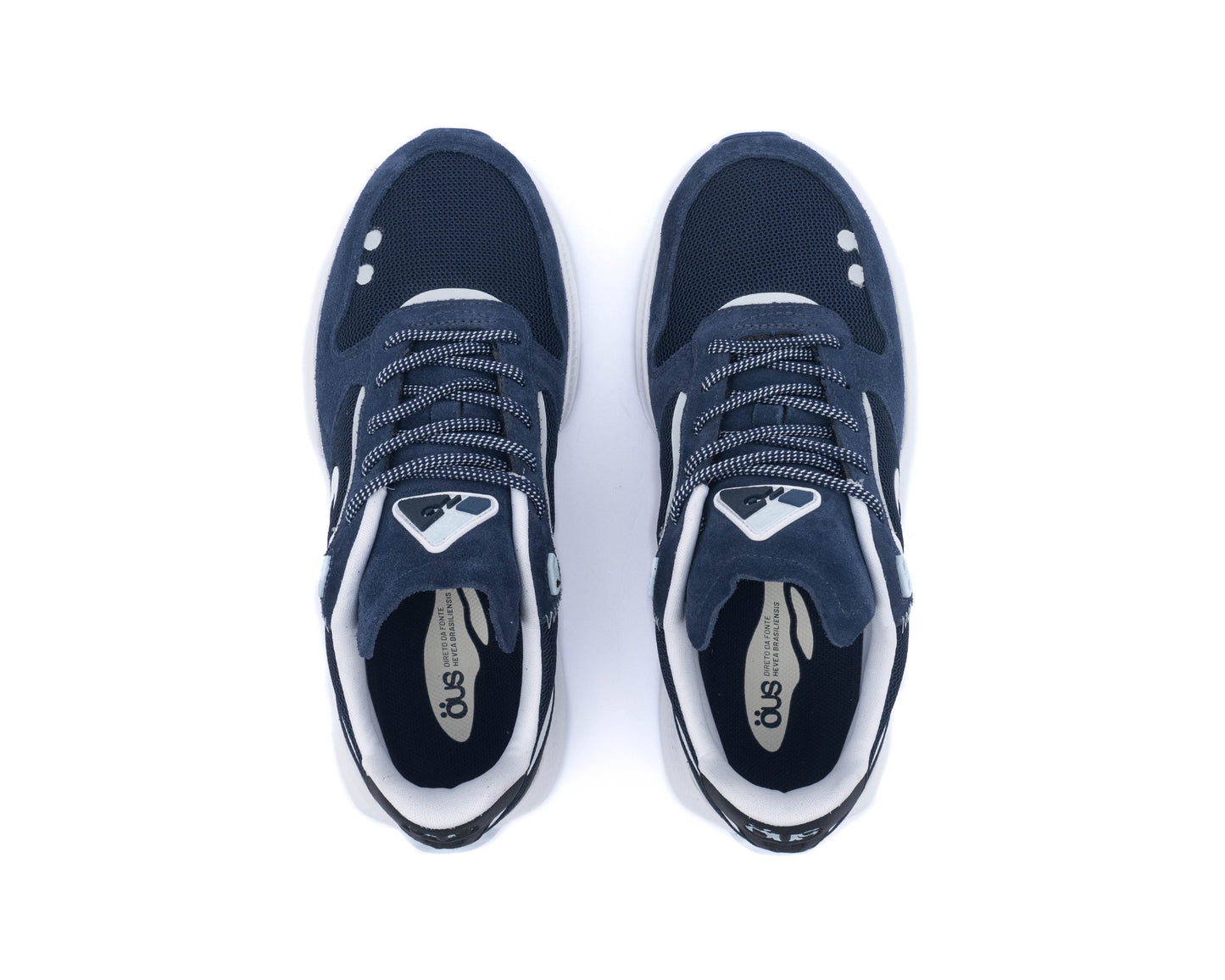 TÊNIS ÖUS HEVEA DOTS AZUL BRANCO REFLEX OE