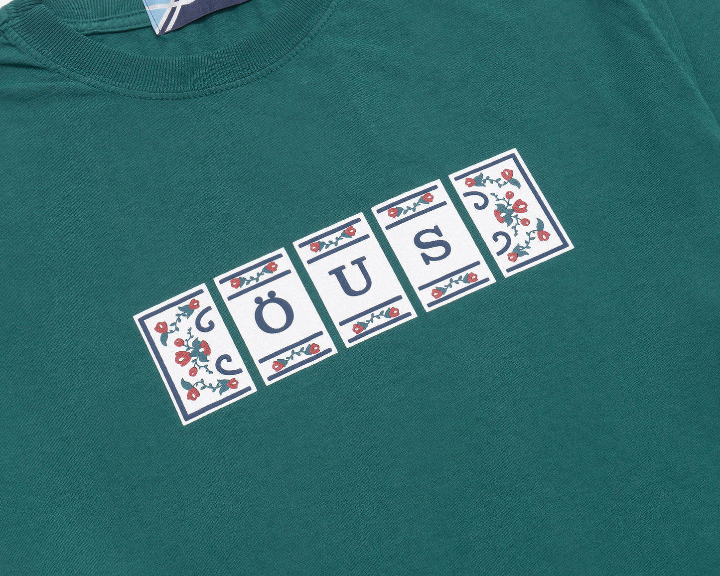 CAMISETA ÖUS AZULEJOS VERDE