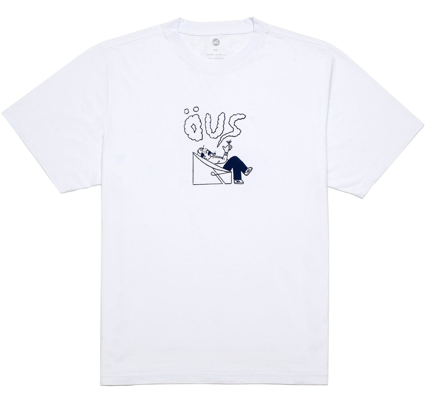 CAMISETA ÖUS CADEIRA BRANCO