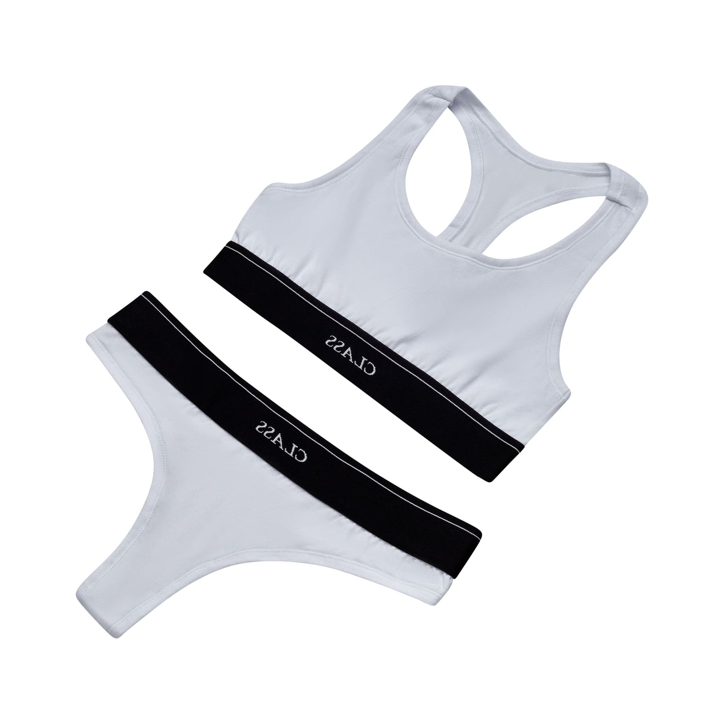 BRALETTE N THONG CLASS INVERSO WHITE