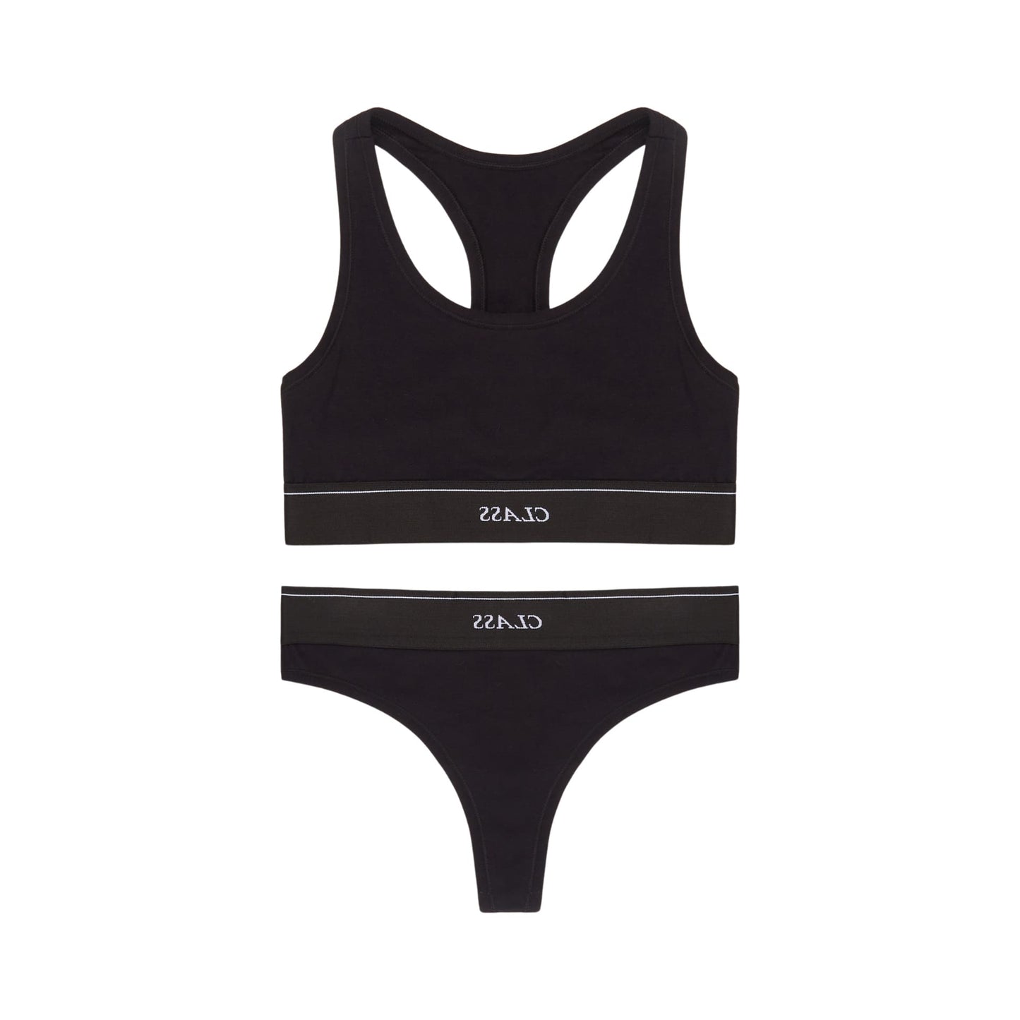 BRALETTE N THONG CLASS INVERSO BLACK