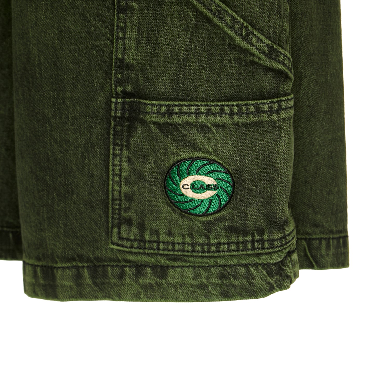 SHORTS CLASS DENIM "CARPTENTER" GREEN