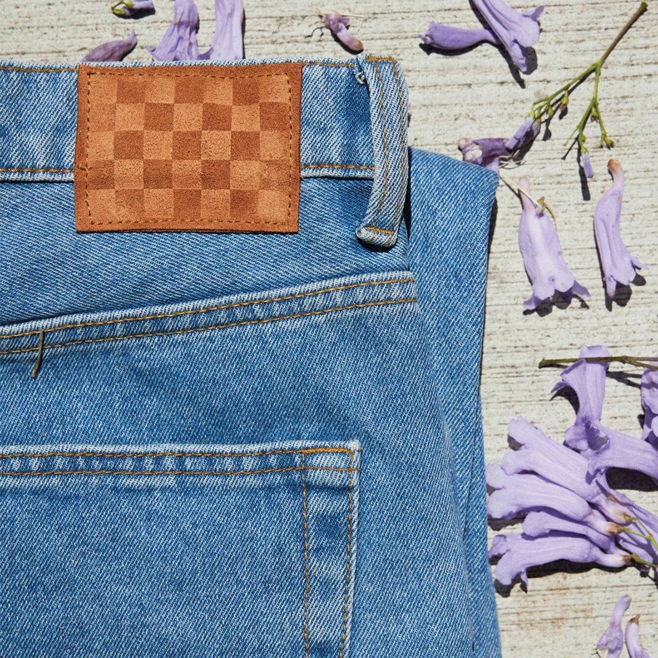 CALÇA VANS CHECK-5 BAGGY DENIM STONE WASH/BLUE