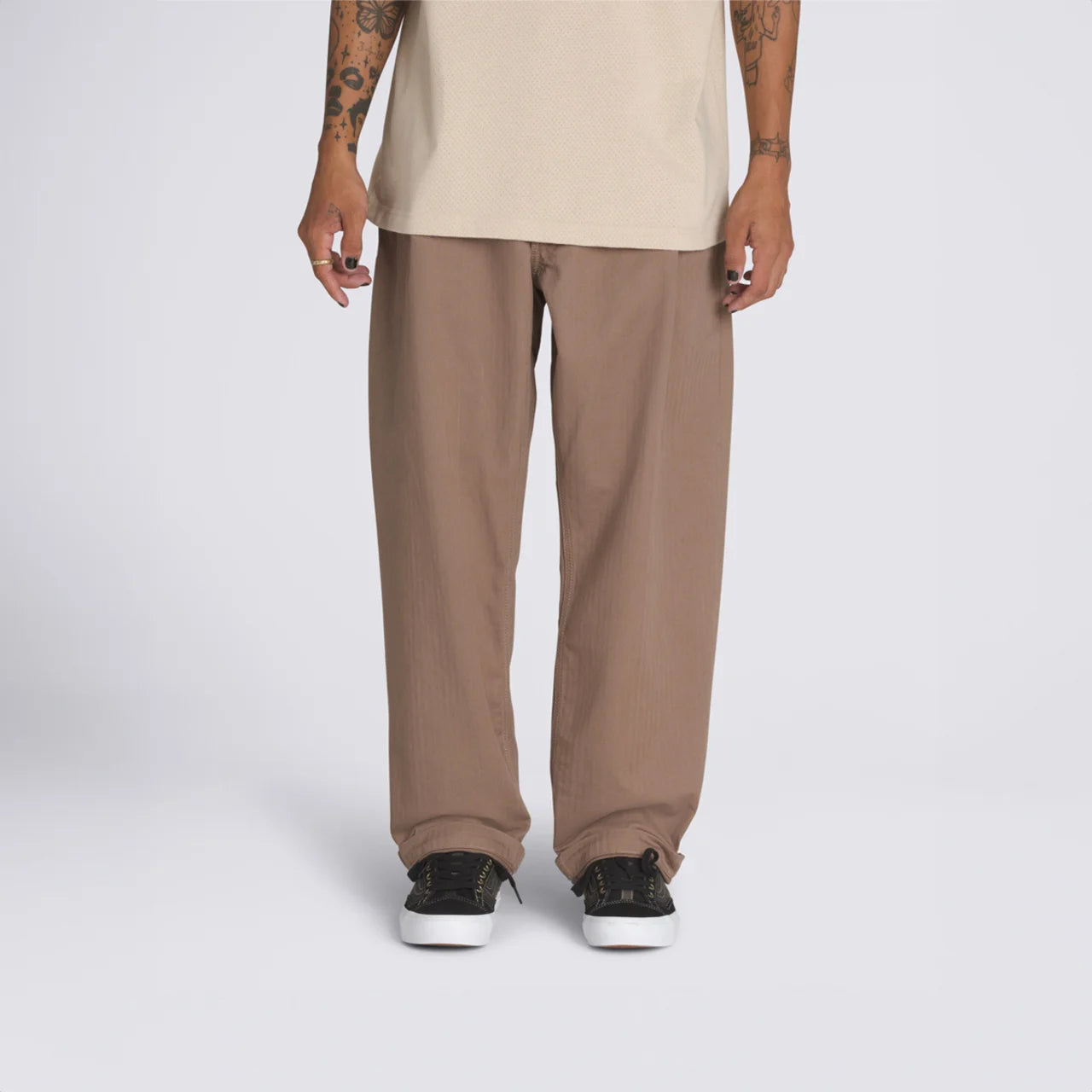 CALÇA VANS SKATE LOOSE PLEATED WALNUT