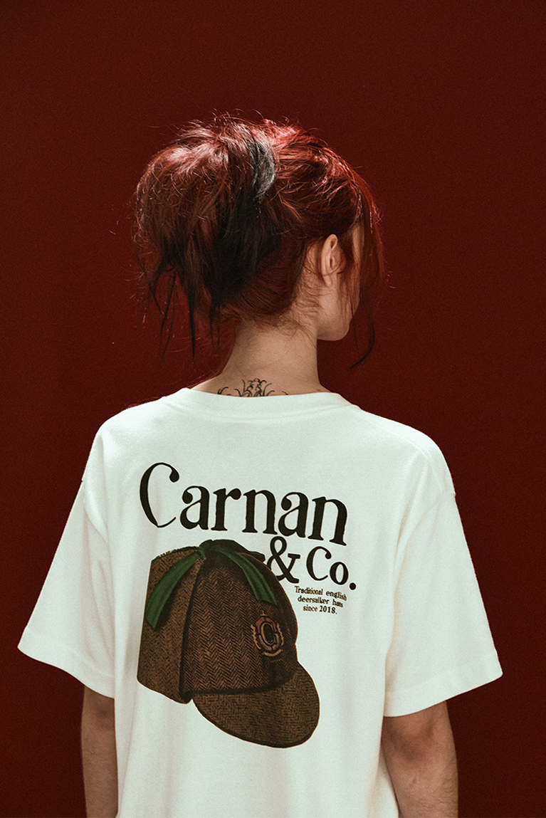 CAMISETA CARNAN DEERSTALKER HEAVY OFF WHITE