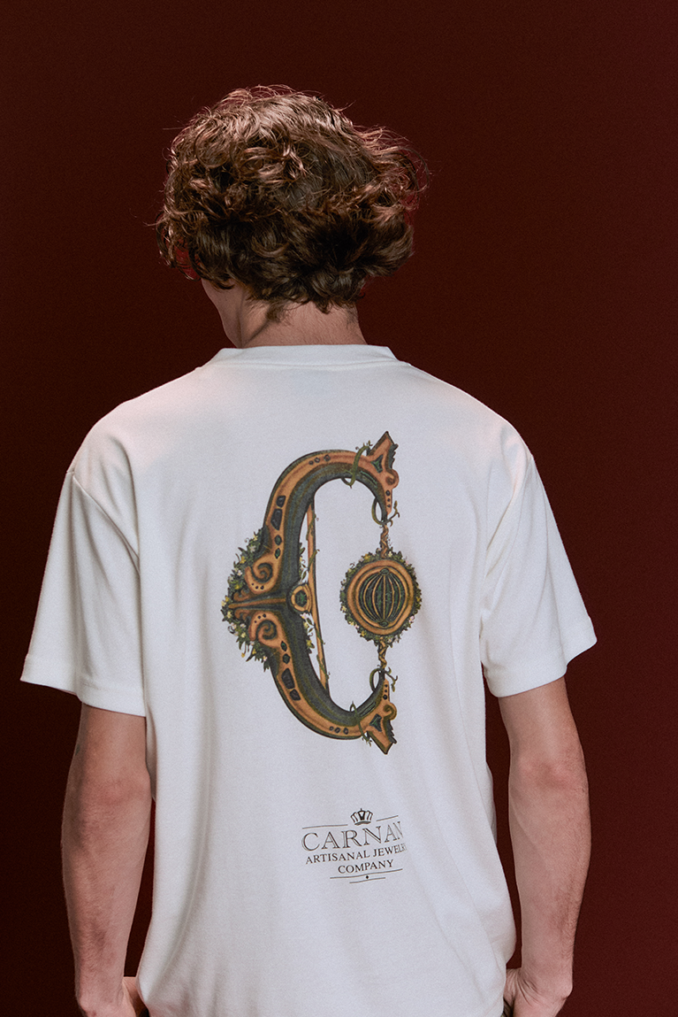 CAMISETA CARNAN JEWELRY HEAVY OFF WHITE