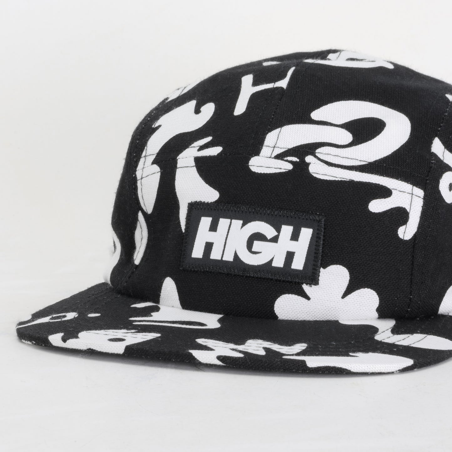 BONÉ HIGH 5 PANEL OVERALL BLACK