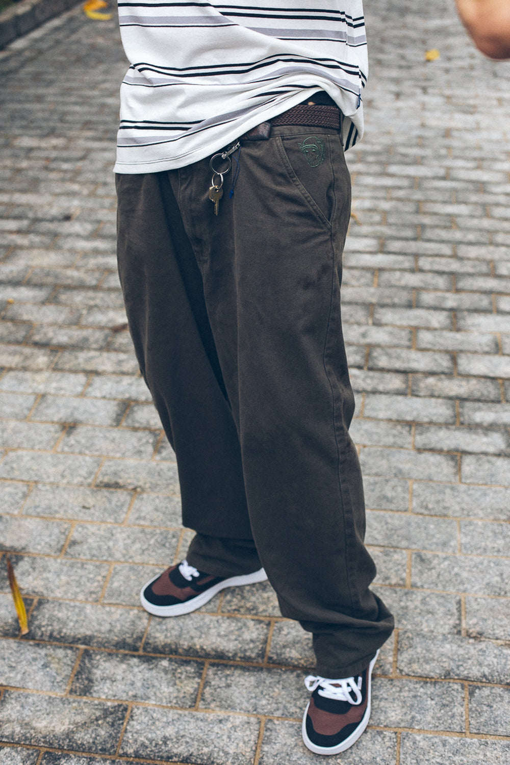 CALCA TUPODE OG BAGGY CHINO VERDE