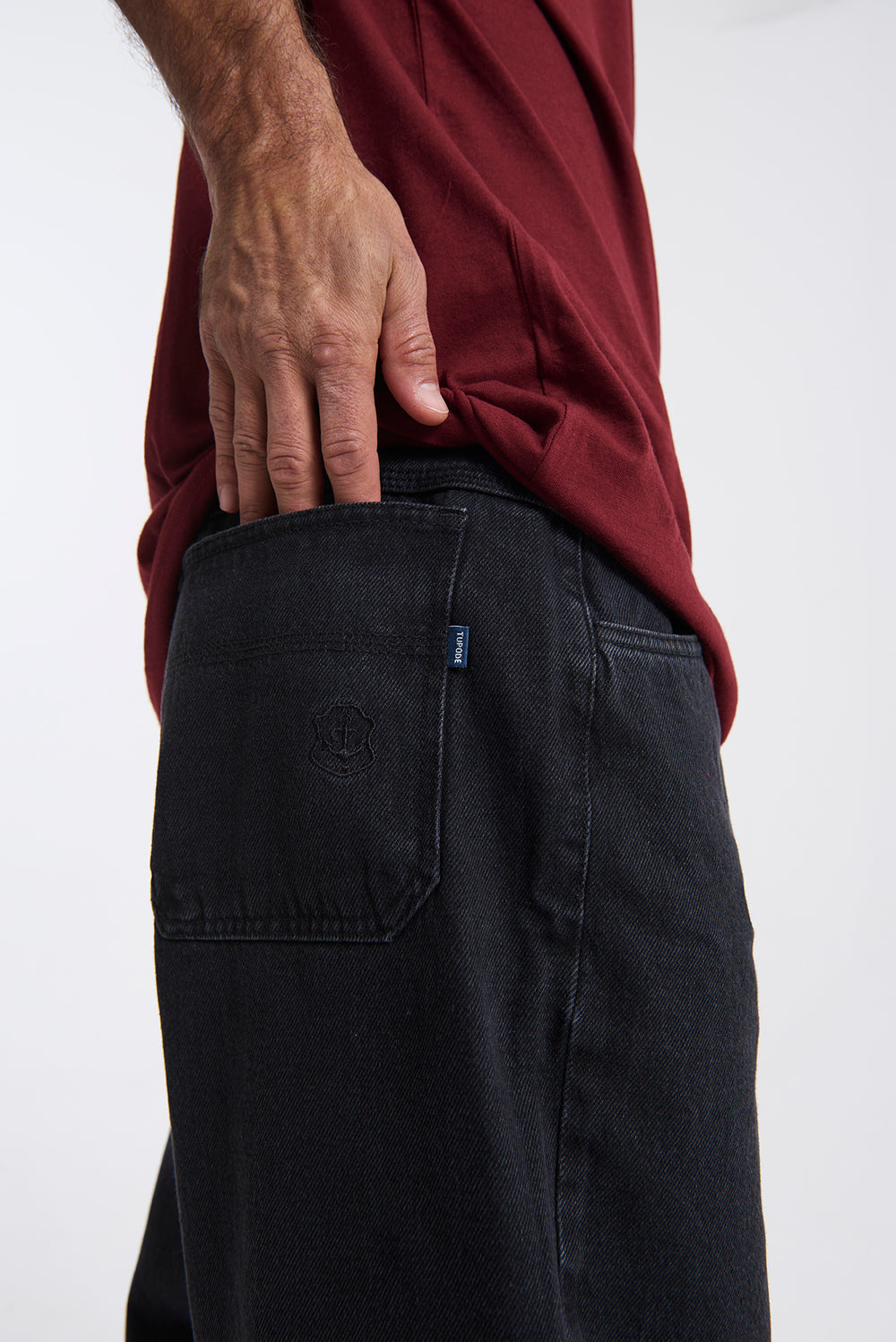 CALÇA TUPODE JEANS 678 PRETO STONE