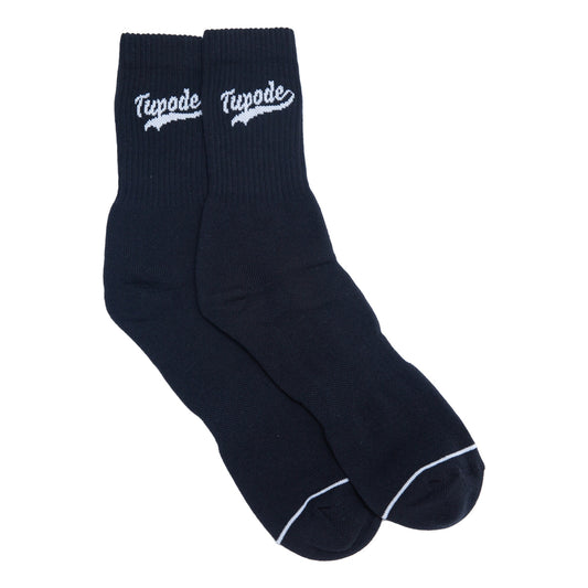 MEIA TUPODE BSBL PRETO BRANCO