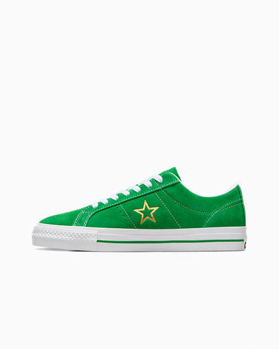 TENIS CONVERSE ONE STAR PRO GREEN/WHITE/GOLD