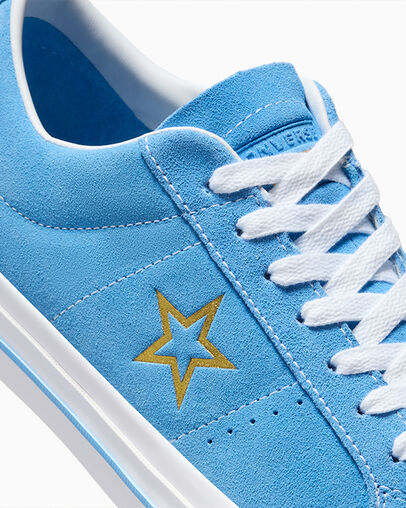 TÊNIS CONVERSE ONE STAR PRO LT BLUE/WHITE/GOLD