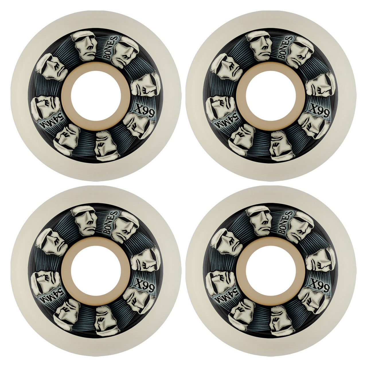 RODA BONES X-FORMULA HEAD RUSH V5 SIDECUT 99A 54MM
