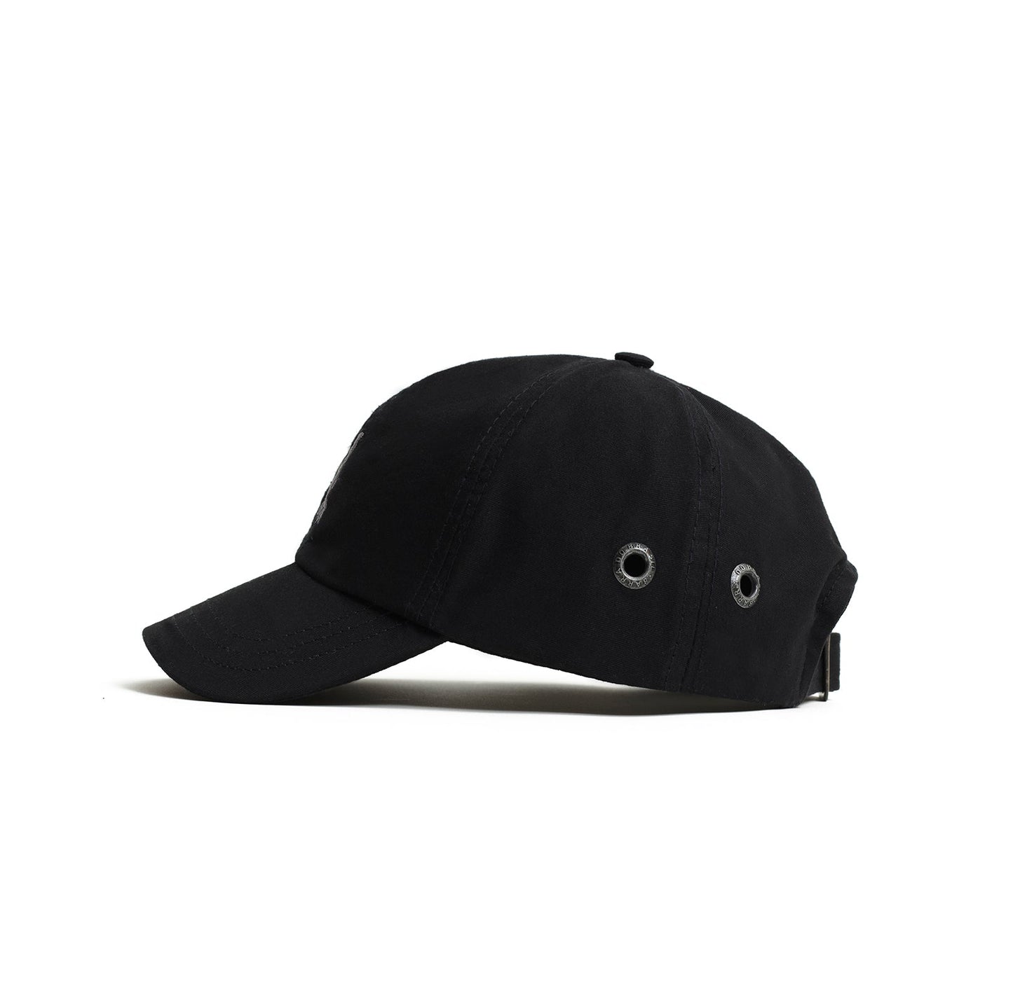 BONE SIX PANEL BARRA RIZOMA PRETO